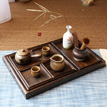 Xinyi tray Tea tray Japanese solid wood seven-piece tea tray Snack tray Candy tray Multi-function tea sea