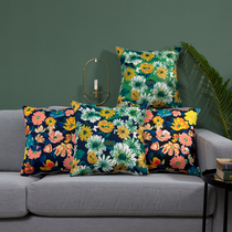 Office nap Nap Pillow PP Cotton Sofa Leaning Pillow Detachable Breathable Cotton Linen pillowcase with core stool Cushions Cloth