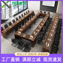 Conference Room Folding Table Bar Table Meeting Table Combined Mobile Training Table Splicing Strip Table Chairs Student Desks