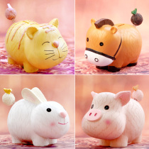 Tiger piggy bank adults use the year of the rat gift Zodiac ornaments cute childrens piggy bank Female small piggy bank household