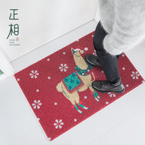 Christmas ground cushion into the doormat Doormat Doormat Doormat doormat Foot Silk Ring Kitchen Pedaling Mat cut