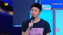 Happy camp camp Li Ronghao with the same T-shirt printing mens short-sleeved T-shirt loose casual simple contrast color mens clothing