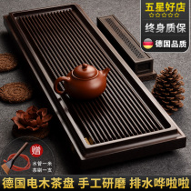 Electric Wood tea tray German household simple Tea Sea kung fu tea set large drainage electric Bakelite small tea table tea tray