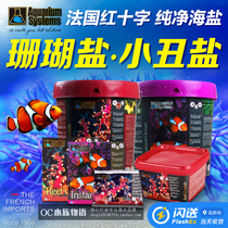 French Red Cross Sea salt method Red coral salt Clown salt method Red salt LPS SPS Sea salt Fish tank coral salt