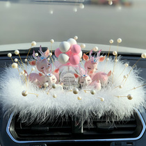 Automotive parts all the way Ping An Deer Car carrier network red beautiful decorative goddess high-end creative car internal supplies