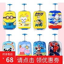 Childrens suitcase ins net red 18-inch small universal wheel male and female tide pull bar box student password suitcase