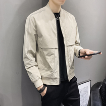 Fugui Bird Spring and Autumn new casual jacket men Korean trend fashion stand baseball uniform high-end jacket men
