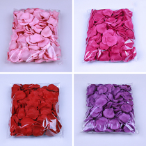 Simulation rose petals Wedding decoration Hand-thrown flowers Wedding room Wedding bed decoration Birthday proposal Wedding simulation petals