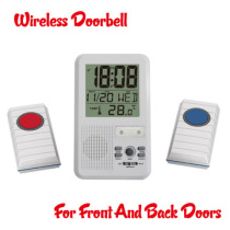 Wireless elderly caller alarm for the elderly