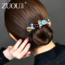 Hair comb comb comb hair accessories Korean rhinestone bow Korean elegant lady hair trim hair comb card card