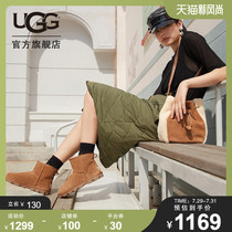 UGG2021 autumn and winter womens snow boots casual solid color splash-proof and stain-proof classic mini boots 1115030