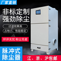 Industrial Stand-alone Mobile Pulse Cloth Bag Dust Extractor Silent Filter Cylinder Equipment Central Dusting Woodworking Dust Vacuum Cleaner