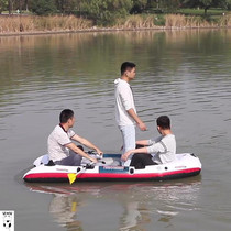 Kayak double thick assault boat rubber boat life boat rubber raft children water skiing fishing playground