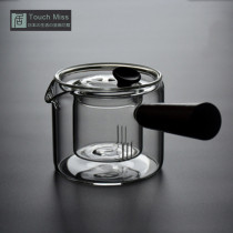 Touch Miss red sandalwood side pass heat-resistant glass pot black tea boiling teapot filter teapot tea set tea maker