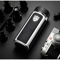 KM Germany Business Portable Tea Cup Stainless Steel Upscale On-board Anti-Fall Insulation Cup Men And Women Office Cups