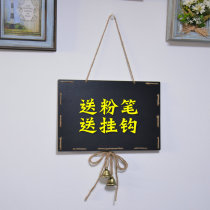 Small blackboard Hanging Mini Double-sided creative business mid-shop Welcome to the door signs notice board writing board