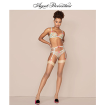 LORNA UK Extravagant Hanging Socks with female AgentProvocateur Transparent Sexy Spice Slim