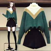 Tide Ocnltiy Autumn and Winter New Costume Fashion Shorts Kit