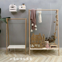 ins explosive customized childrens room floor clothes hanger water willow simple storage hat rack childrens clothing store floor clothes hanger