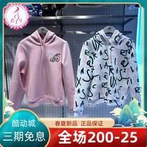 FILA Filatte ladies 2022 Spring Festival Lady Fashion knitted Lianhood jacket headshirt A11W213205