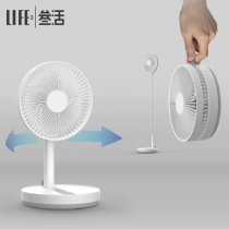 Creative Telescopic Folding Ecstasy Fan USB Charging Portable Office Desktop Home Floor Electric Fan