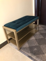 Nordic modern shoe changing stool simple creative sofa stool bench bench bedroom foot stool clothes store fitting stool