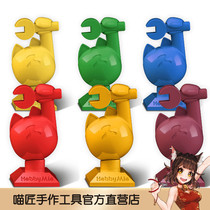 Meow maker resin white film LOGO kitten head GK cat head novice coloring practice with white mold