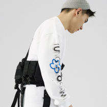 SAMESAME new original couple thin round neck long-sleeved t-shirt mens trend brand loose hip-hop trend brand pure cotton