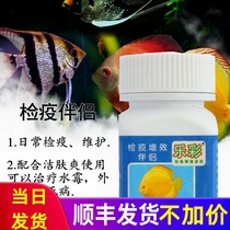 Lecai brand fish medicine ornamental fish fish fish medicine treatment fish cross infection bacterial infection Lecai quarantine efficiency partner fish medicine