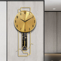 Fashion creative new Chinese living room clock home wall clock study tea room decoration modern minimalist design wall clock