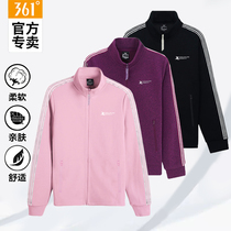361 Sports Top Women 2021 Autumn New Stand Collar Carriage 361 Ladies Slim Comfortable Casual Jacket