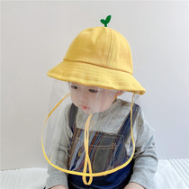 Baby Cartoon Hat Baby Protective Hat Anti-Droplets First Spring Face Mask Child Protective Cap Windproof Isolation Cap