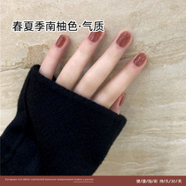 Net red ice through the South pomelo color nail polish glue 2020 new nail art popular bean paste red jelly color nude nail polish