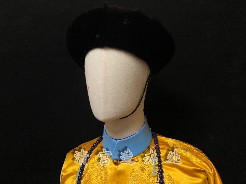 Clear-style hard collar Collar Clothing collar clothes collar Qing Imperial Household Office Undertaking Inner Tingzi Shop for sale