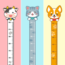 Cute Height Sticker Children Room Decoration Baby Measuring Height Ruler Removable Room Cartoon Wall Sticker self-adhesive