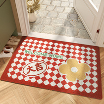 Entrance Floor Mat Door Mat Dusting Footbed Doorway Xuan Guan Home Entrance Door Anti Slip Into Door Carpet Wear Resistant Foot Mat