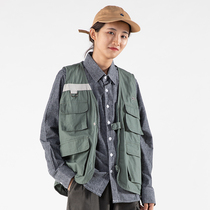 PIANNING 20SS Japanese three-dimensional multi-pocket retro men and womens simple function outside the tactical vest tide