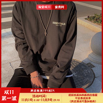 FOG FEAR OF GOD double line ESSENTIALS flower long sleeve high street hip hop base shirt T-shirt men tide