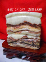 Natural gold ore yellow-skinned pork stone spiced pork original stone ornamental stone bacon stone white-skinned pork stone ornaments 4