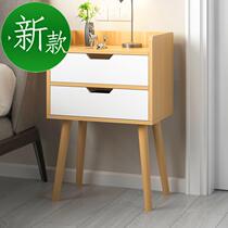 Nordic bedside table Simple modern storage small cabinet Coffee table Simple bedroom bedside locker v economy