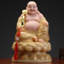 Stone carving Topaz Maitreya Buddha Buddha statue Future Buddha Belly Laughing Buddha Living room entrance moved to open gift shop ornaments