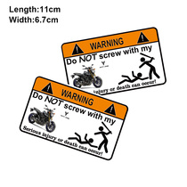 KODASKIN new MT-09 creative modification anti-theft screw warning sticker Waterproof sticker Body decal