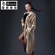 Imperial dance Latin dance costume female adult performance exercise suit shirt shirt robe Latin dance accessories