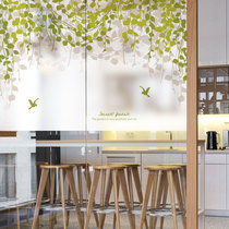 Love paste electrostatic film glass sticker office balcony study bathroom shop window sliding door sticker-Secret Forest