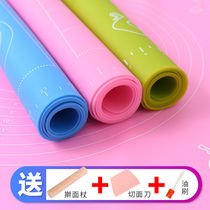 Silicone Knead Mat Food Grade Home Big Horn Thickened Baking Flour and Noodles Rolling Stick Mat Non-slip Non Stick