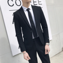 Spring casual suit male youth slim trend Korean professional business dress handsome non-iron single suit jacket
