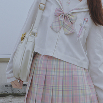 Spot drop) (Easter) original check JK uniform dress dress Sabito suit