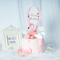 Net Red Girl ornaments theme set birthday cake decoration plug-in baking dessert table