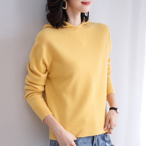 Even cap goat sweatshirt female autumn winter cover seamless knit sweatshirt woman short cut undershirt new sweater