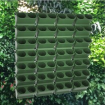 Indoor and outdoor decorative plant wall flowerpot vertical greening planting box wall-mounted three-dimensional combination suspension module flowerpot